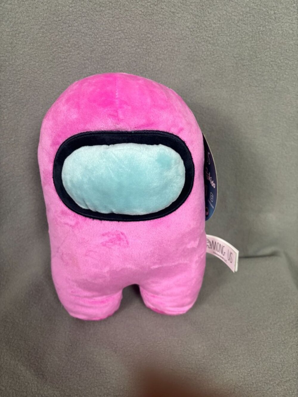 Among Us 9 Inch Plush Pink Character Toy  For Kids Officially Licensed NWT's.